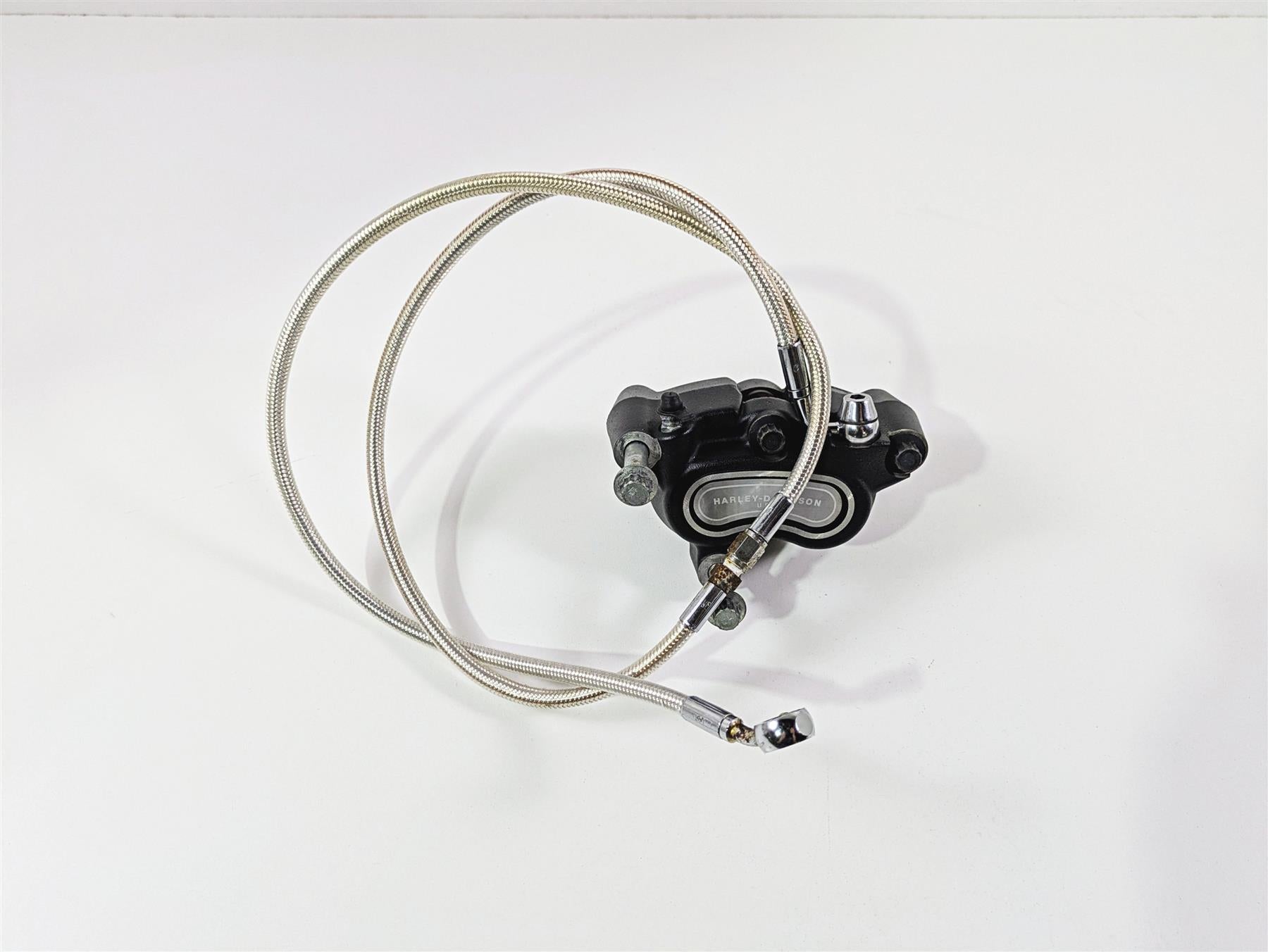 2008 Harley FXCWC Softail Rocker Front Brake Caliper 44046-08 {{ shop.shopifyCountryName }} - Mototech271
