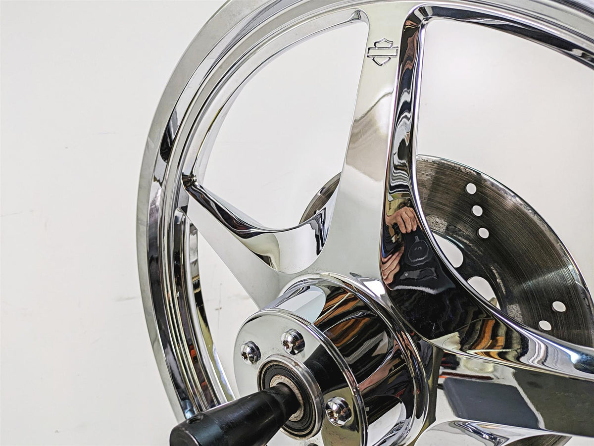 2006 Harley Softail FXSTSI Springer Front Wheel Rim Thunderstar 21x2.15 43975-07 {{ shop.shopifyCountryName }} - Mototech271
