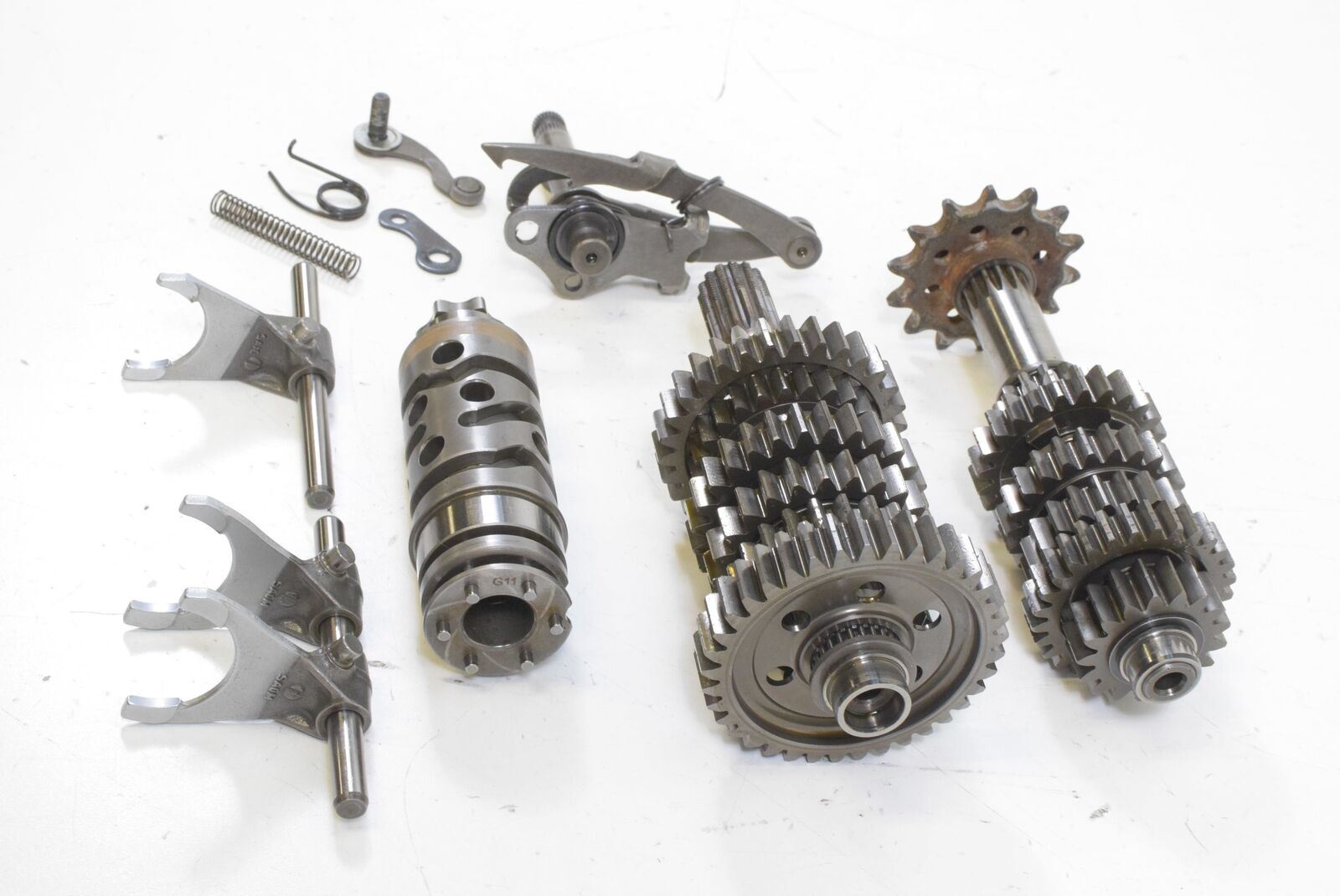 2012 Ducati Hypermotard 1100 Evo SP Transmission Shift Shaft Gears 15020632A {{ shop.shopifyCountryName }} - Mototech271