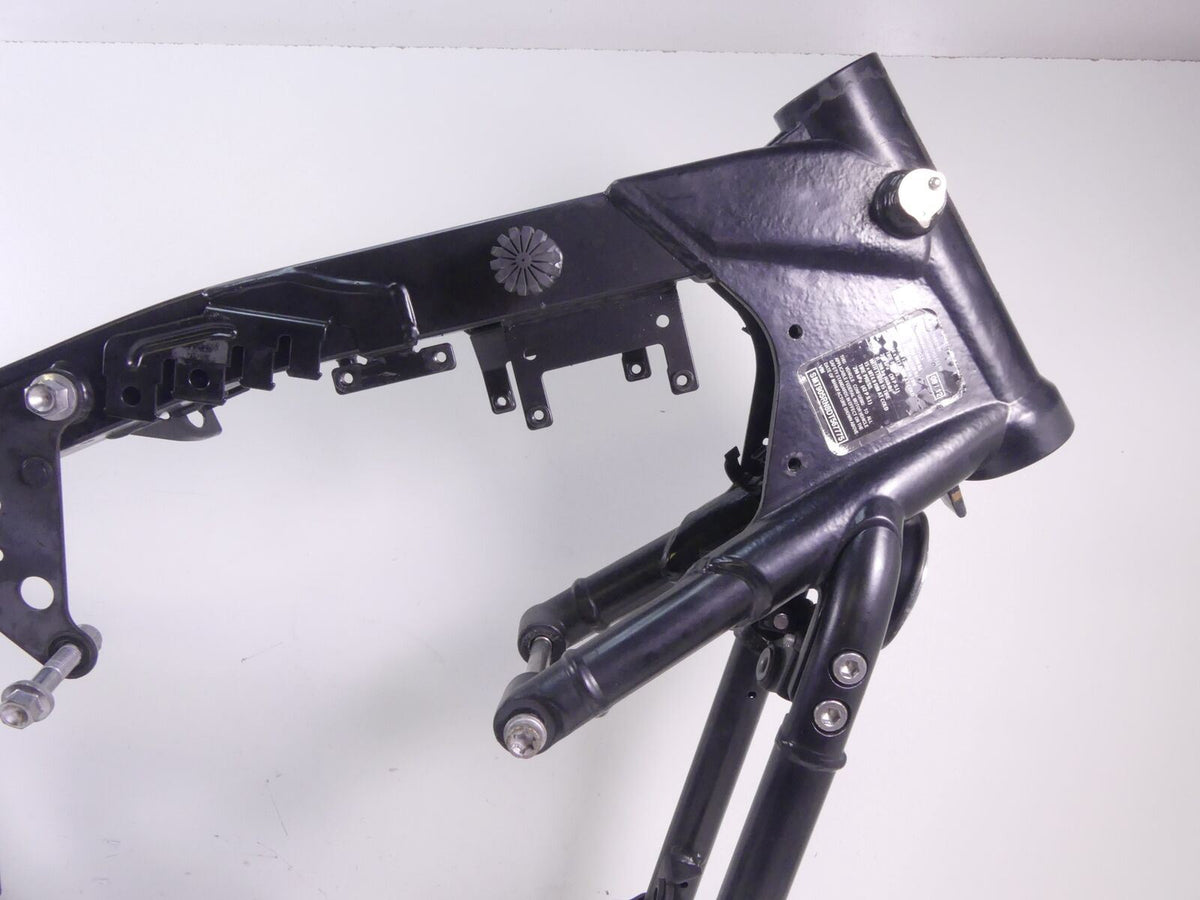 2013 Triumph America EFI Straight Main Frame Chassis Slvg + Swingarm T2076043 {{ shop.shopifyCountryName }} - Mototech271