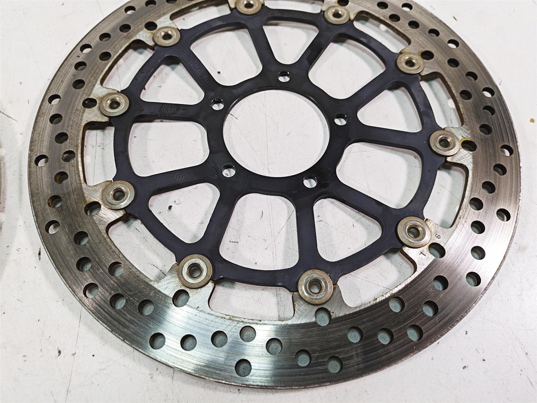 2020 Ducati Scrambler 1100 Sport Pro Front Brake Rotor Disc Set 49241011A {{ shop.shopifyCountryName }} - Mototech271