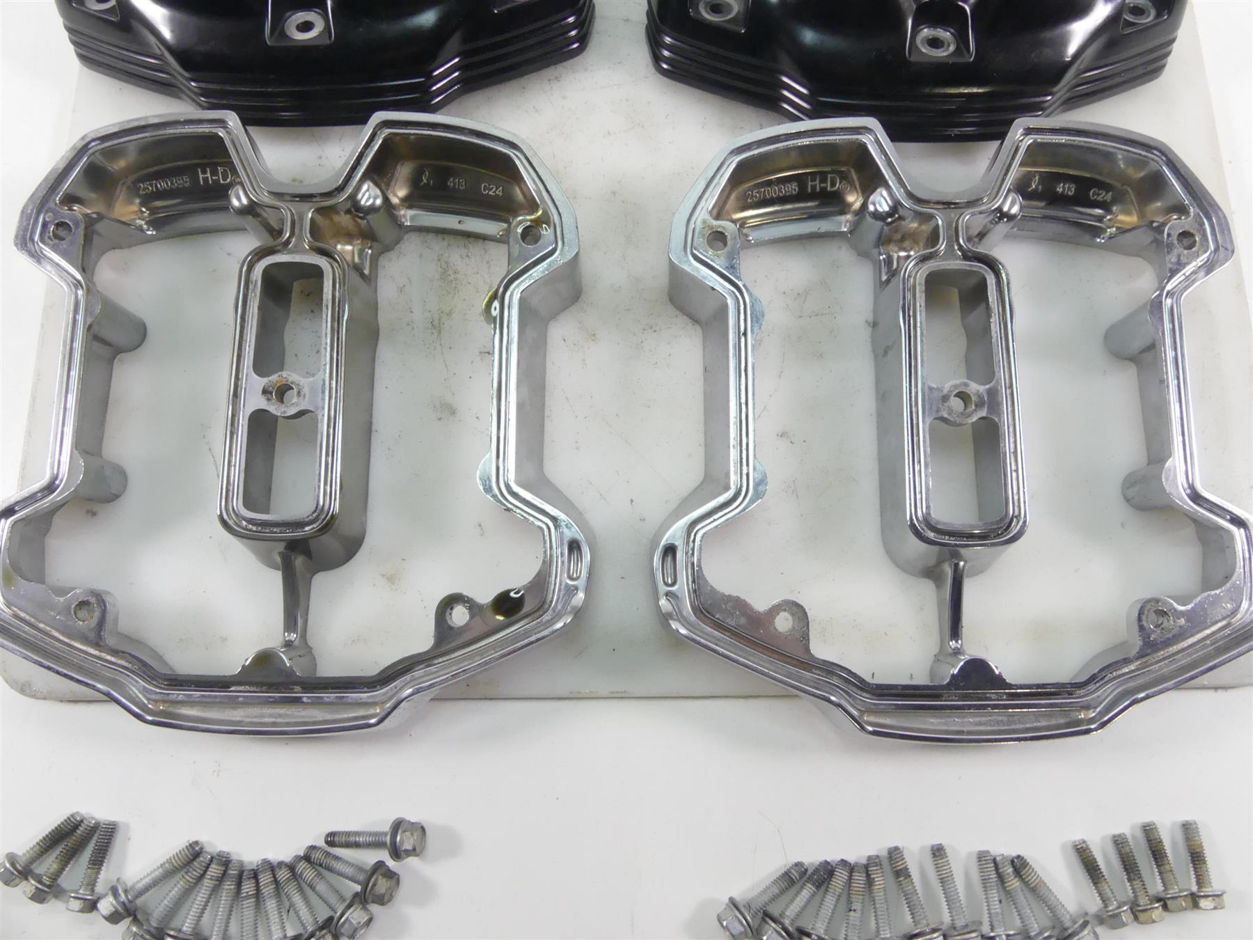 2018 Harley FXBRS Softail Breakout Valve Cover Rocker Box Set 25700371 {{ shop.shopifyCountryName }} - Mototech271
