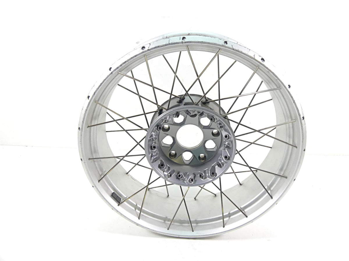 2014 BMW R1200GS K50 Straight 17x4.5 Cross Spoke Rear Wheel Rim 36318526651 {{ shop.shopifyCountryName }} - Mototech271