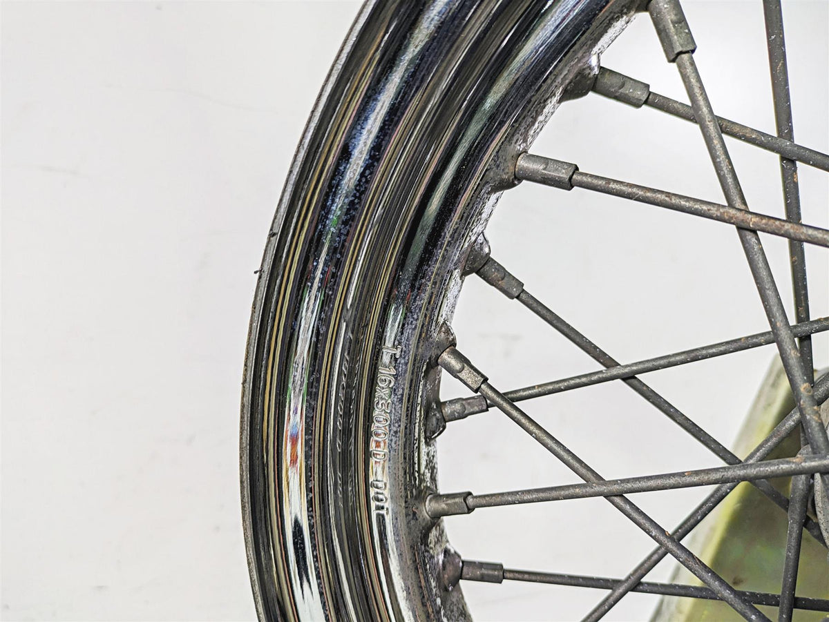 2002 Harley FLSTC Softail Heritage 16x3 Spoke Rear Wheel Rim 40975-05A {{ shop.shopifyCountryName }} - Mototech271