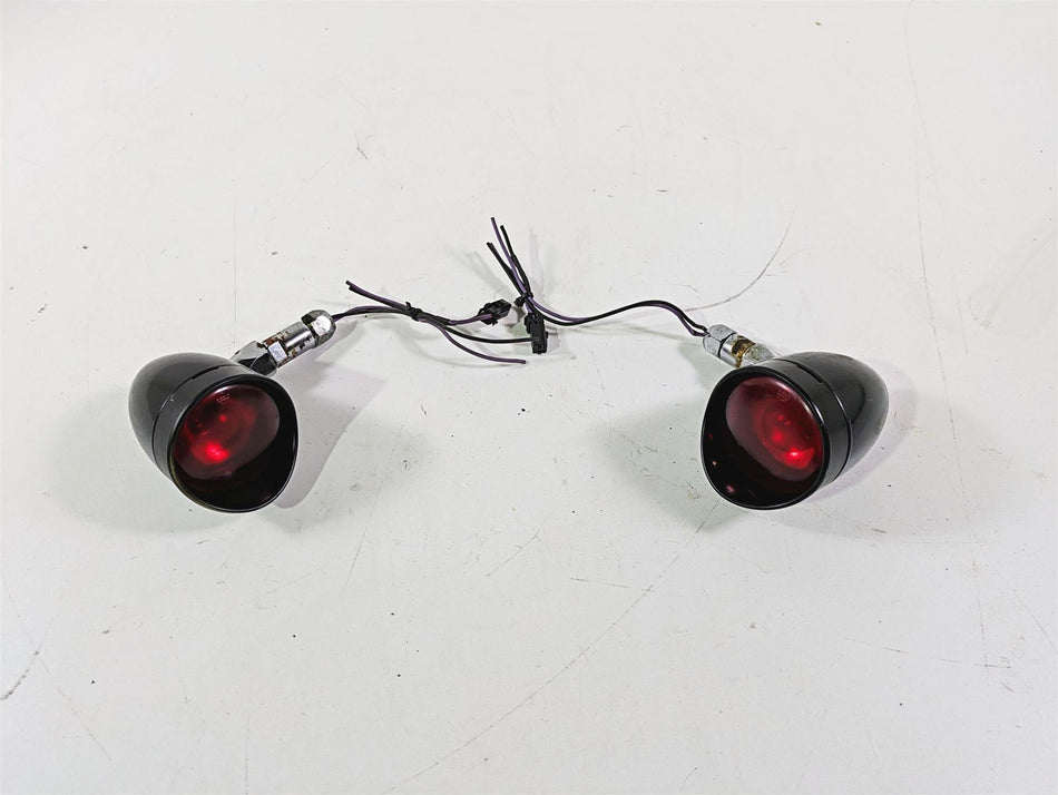 2008 Harley FLSTSB Cross Bones Rear Bullet Turn Signal Set - Read 69934-08 {{ shop.shopifyCountryName }} - Mototech271