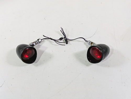 2008 Harley FLSTSB Cross Bones Rear Bullet Turn Signal Set - Read 69934-08 | Mototech271
