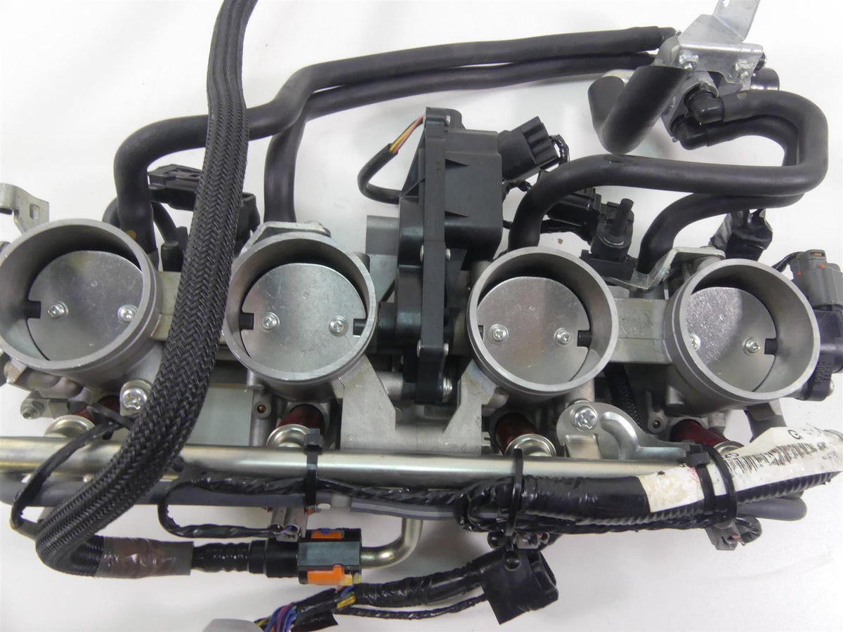 2012 Kawasaki ZX1400 ZX14R Ninja Throttle Body Bodies & Wiring Set 16163-0780 {{ shop.shopifyCountryName }} - Mototech271