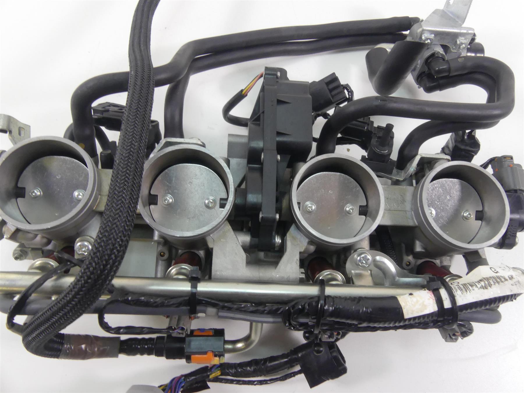 2012 Kawasaki ZX1400 ZX14R Ninja Throttle Body Bodies & Wiring Set 16163-0780 {{ shop.shopifyCountryName }} - Mototech271