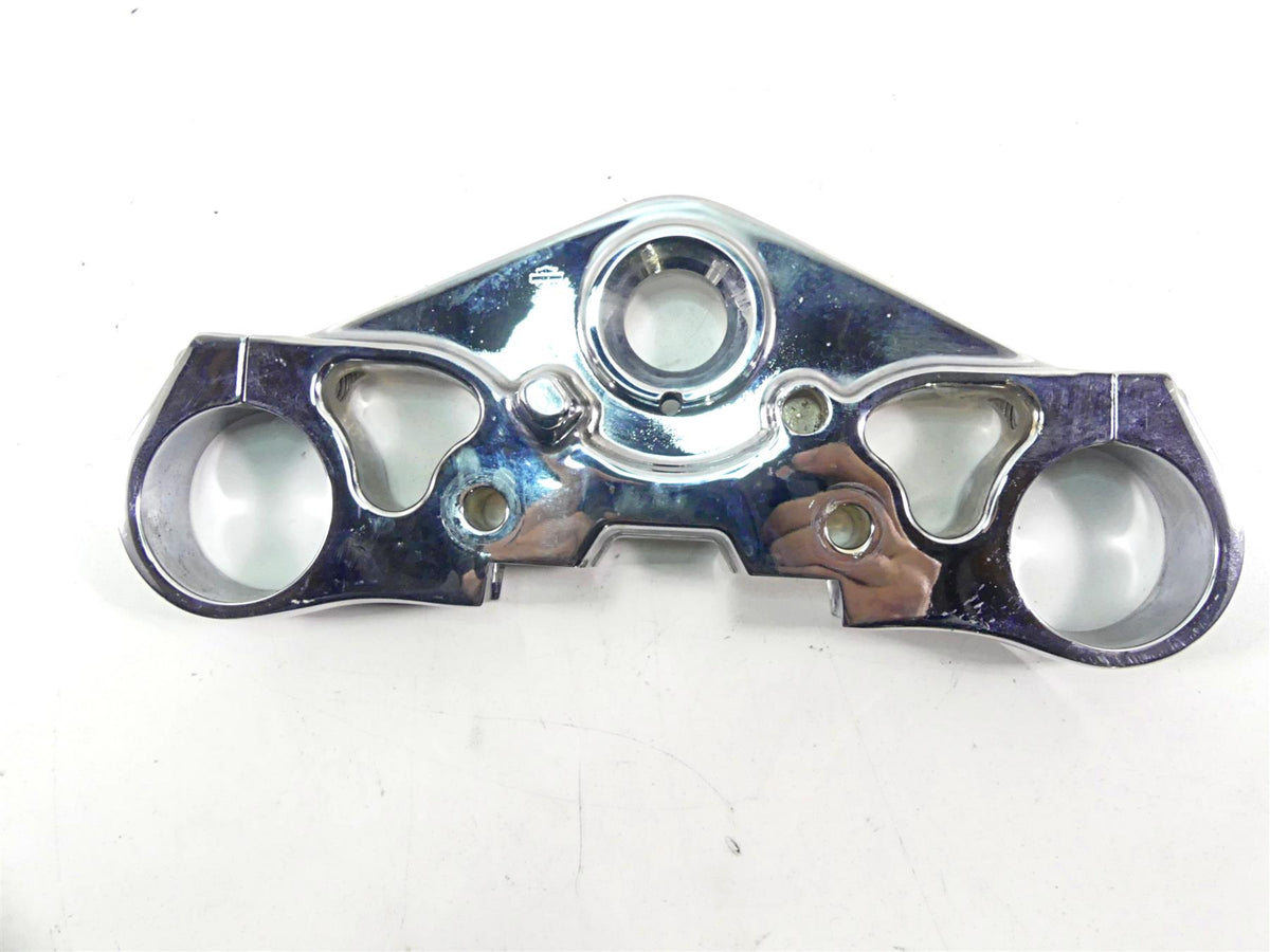 2005 Harley VRSCSE CVO V-Rod Chrome Upper Triple Tree Clamp 49mm 46773-02 {{ shop.shopifyCountryName }} - Mototech271