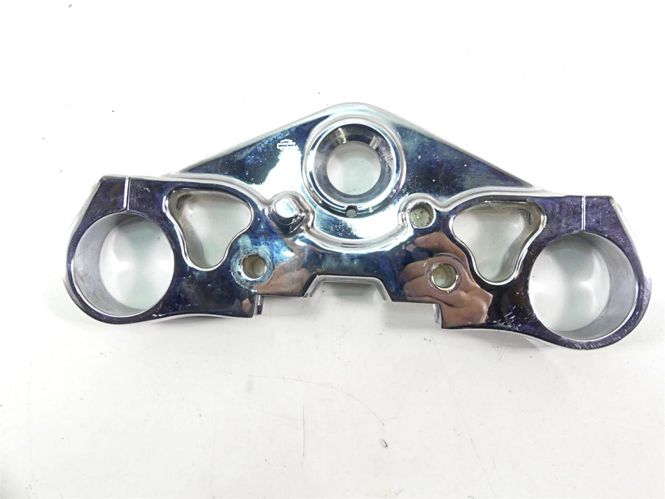 2005 Harley VRSCSE CVO V-Rod Chrome Upper Triple Tree Clamp 49mm 46773-02 {{ shop.shopifyCountryName }} - Mototech271