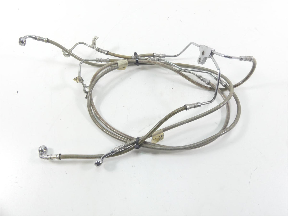 2009 Harley FLHTCU SE4 CVO E-Glide Front Abs Brake Line Set 38937-09 42388-09 {{ shop.shopifyCountryName }} - Mototech271