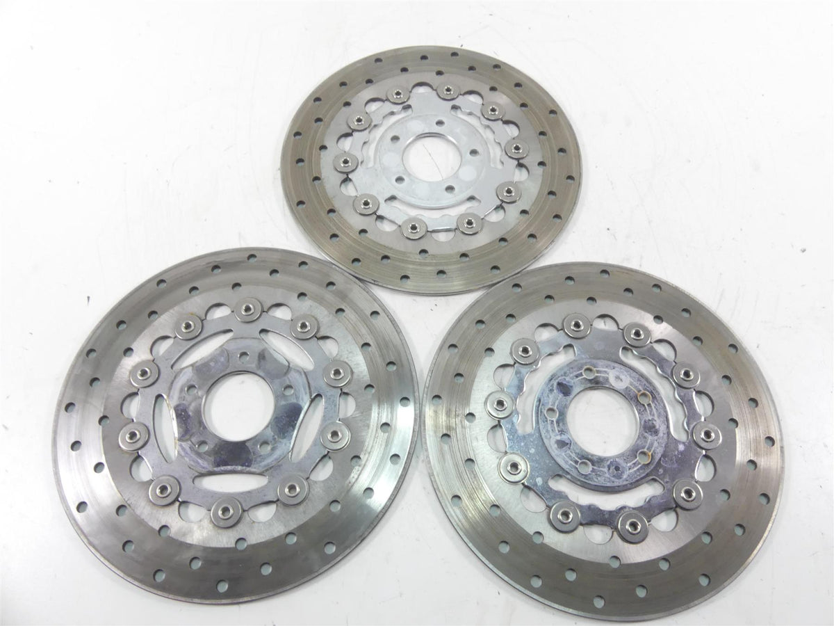 2004 Harley Softail FXSTD SE CVO Deuce Front Rear Brake Rotor Disc Set 44858-02A {{ shop.shopifyCountryName }} - Mototech271