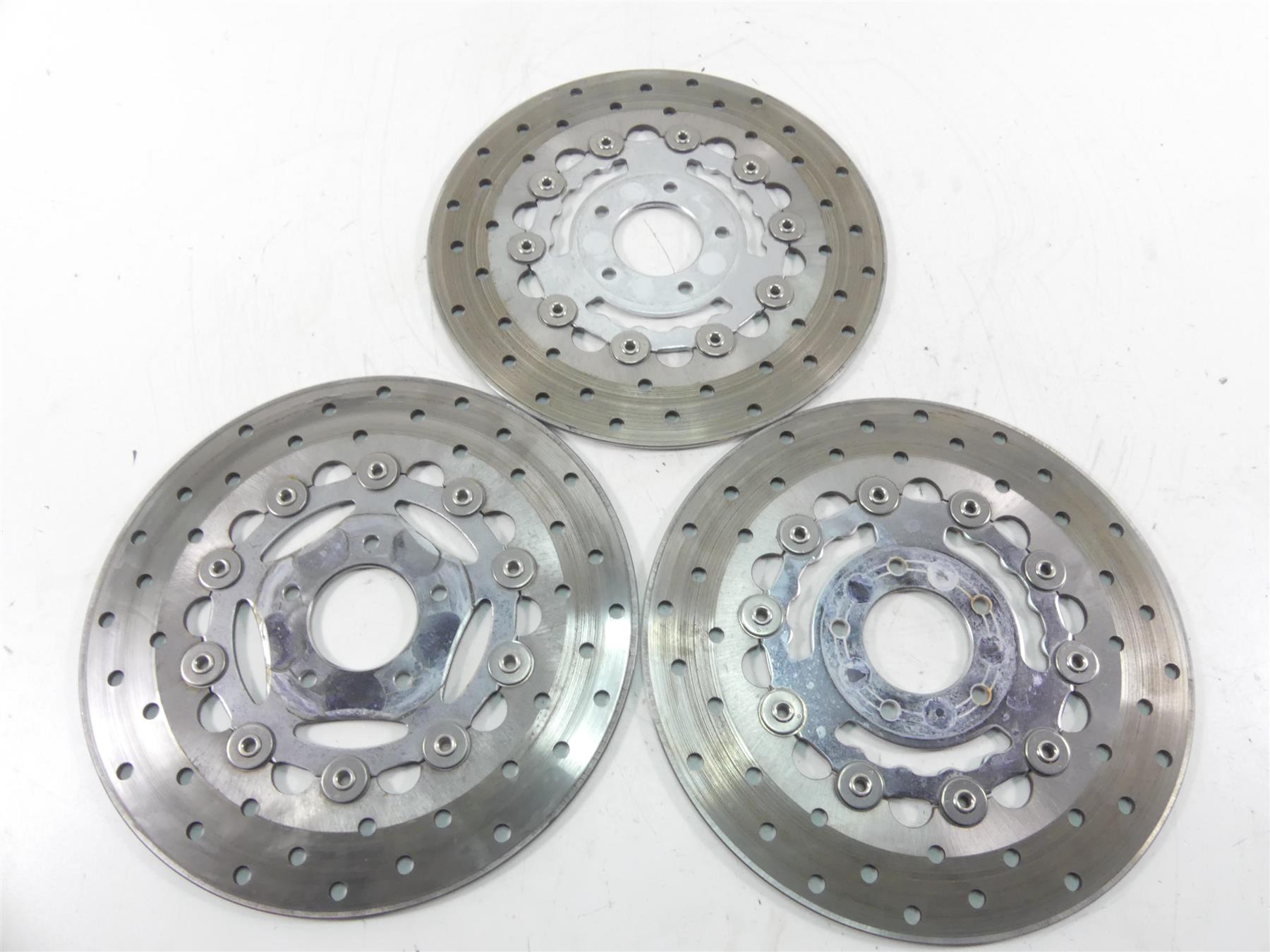 2004 Harley Softail FXSTD SE CVO Deuce Front Rear Brake Rotor Disc Set 44858-02A {{ shop.shopifyCountryName }} - Mototech271