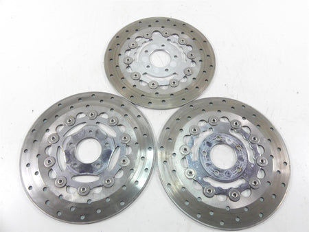 2004 Harley Softail FXSTD SE CVO Deuce Front Rear Brake Rotor Disc Set 44858-02A {{ shop.shopifyCountryName }} - Mototech271
