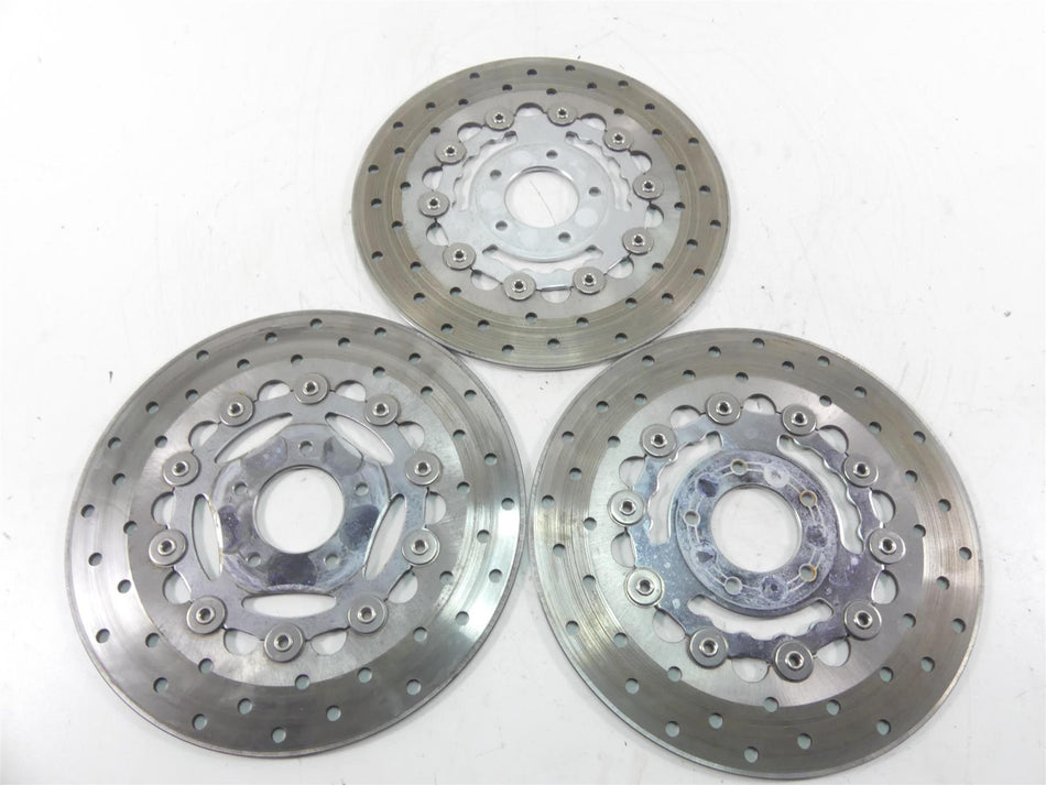 2004 Harley Softail FXSTD SE CVO Deuce Front Rear Brake Rotor Disc Set 44858-02A {{ shop.shopifyCountryName }} - Mototech271