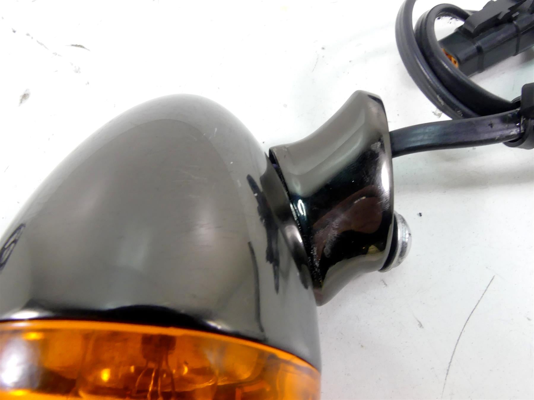 2017 Harley Softail FXSB Breakout Rear Black Blinker Turn Signal Set 68461-09 {{ shop.shopifyCountryName }} - Mototech271