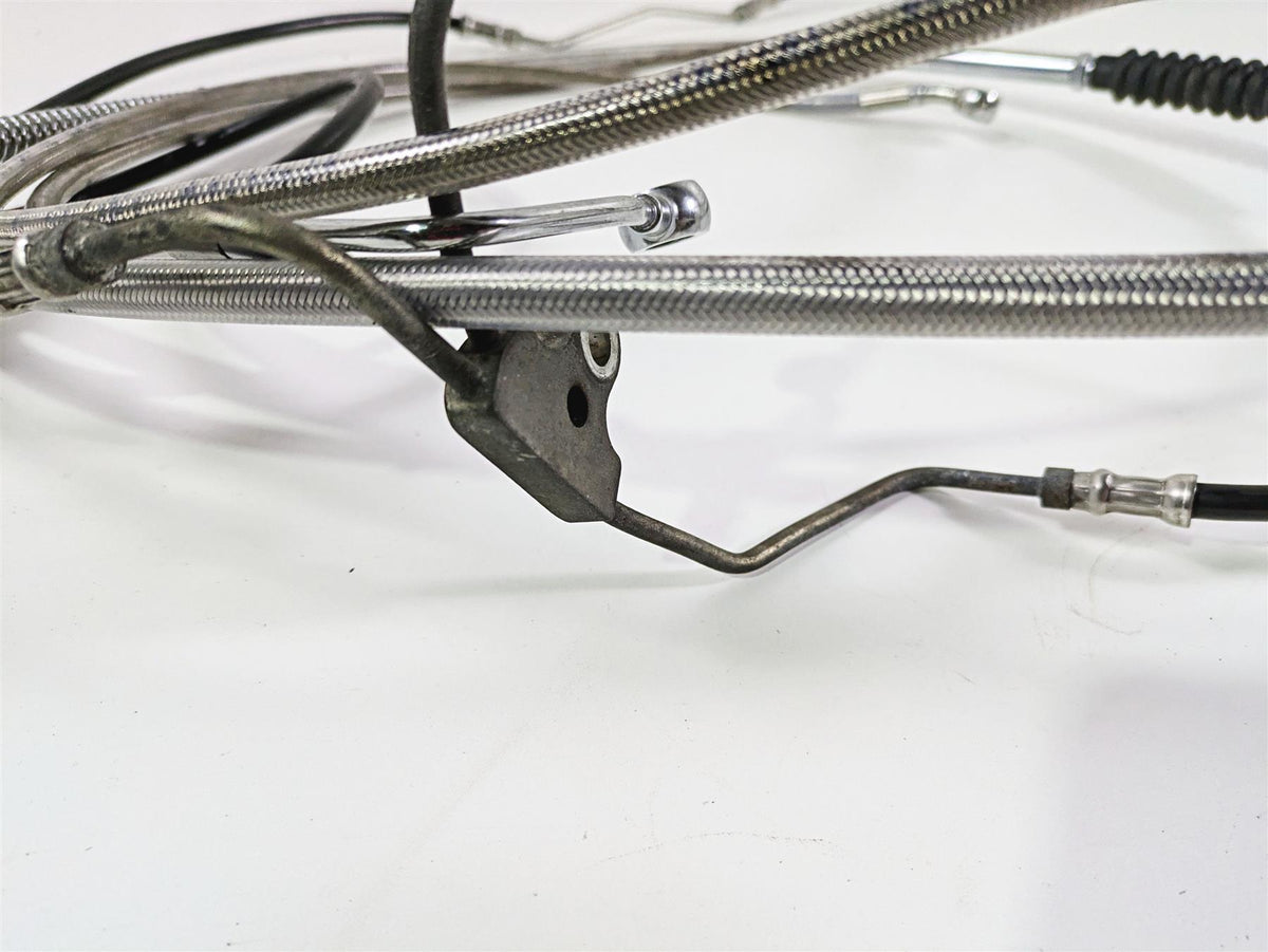 2010 Harley Touring FLHTK Electra Glide 12" Extended Front Abs Brake Line Set {{ shop.shopifyCountryName }} - Mototech271