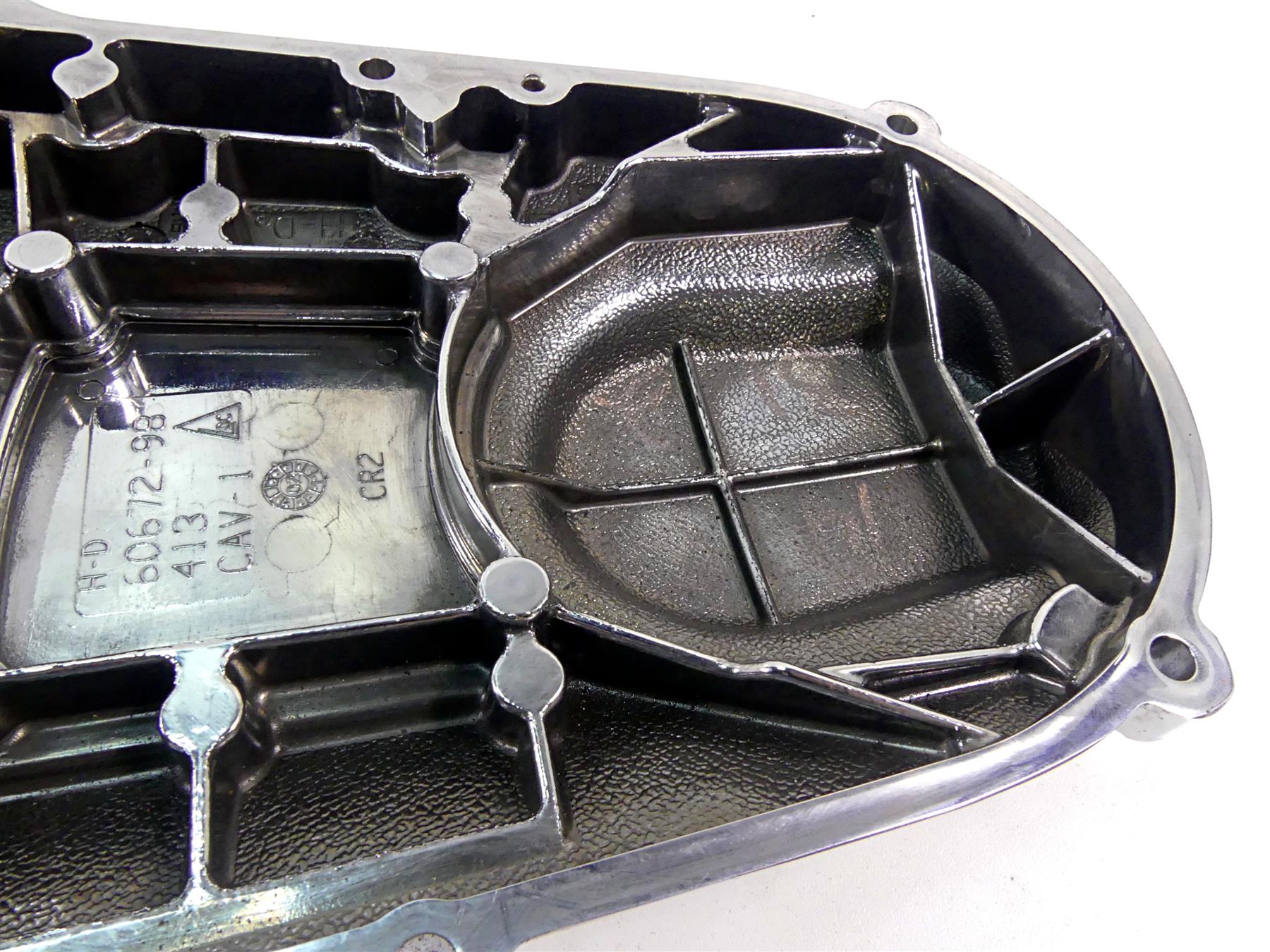 2003 Harley Touring FLHTCI E-Glide 100TH Outer Primary Drive Cover 60672-98 {{ shop.shopifyCountryName }} - Mototech271