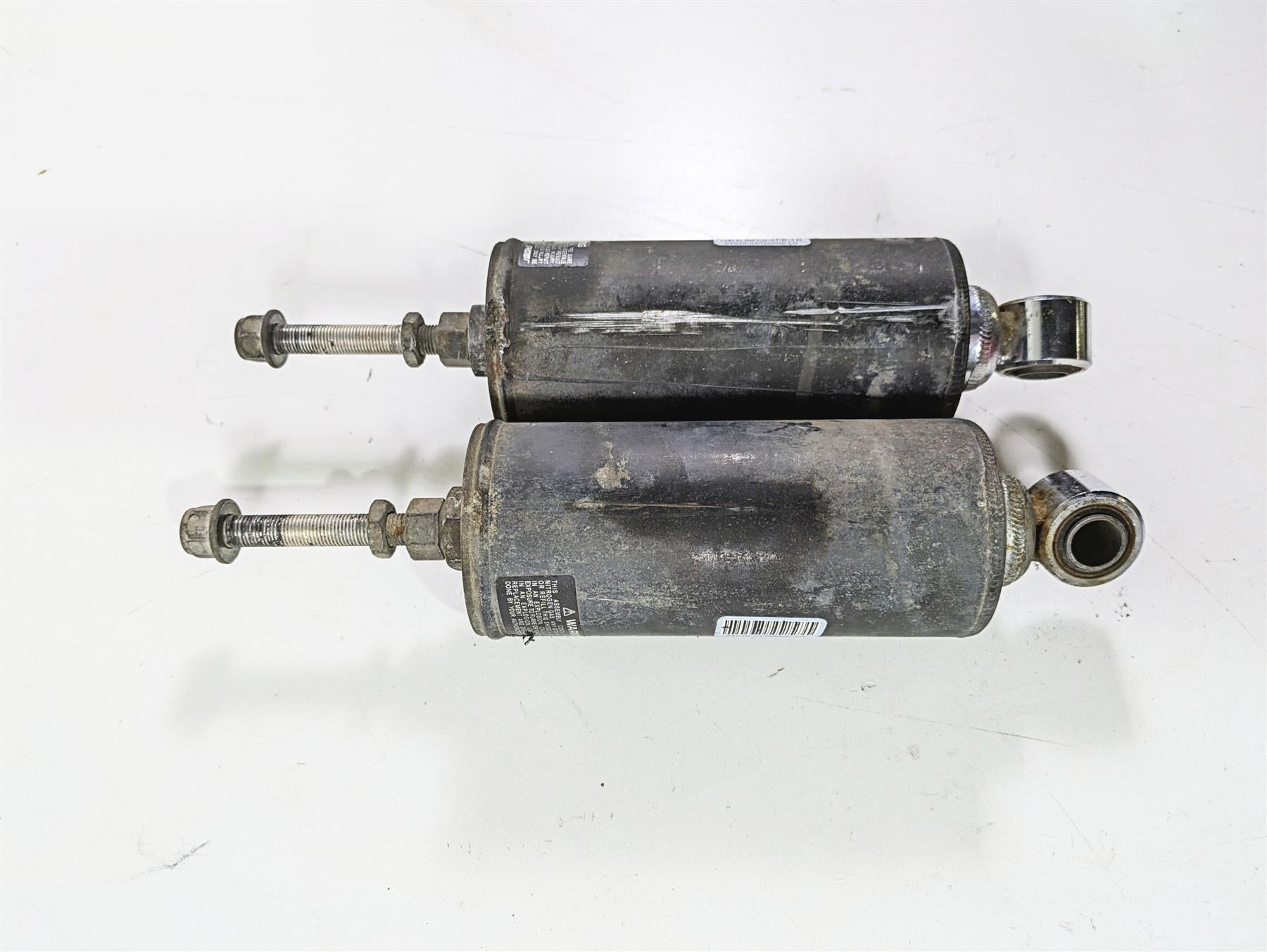 2008 Harley FLSTSB Cross Bones Showa Rear Suspension Shocks 54549-04 {{ shop.shopifyCountryName }} - Mototech271