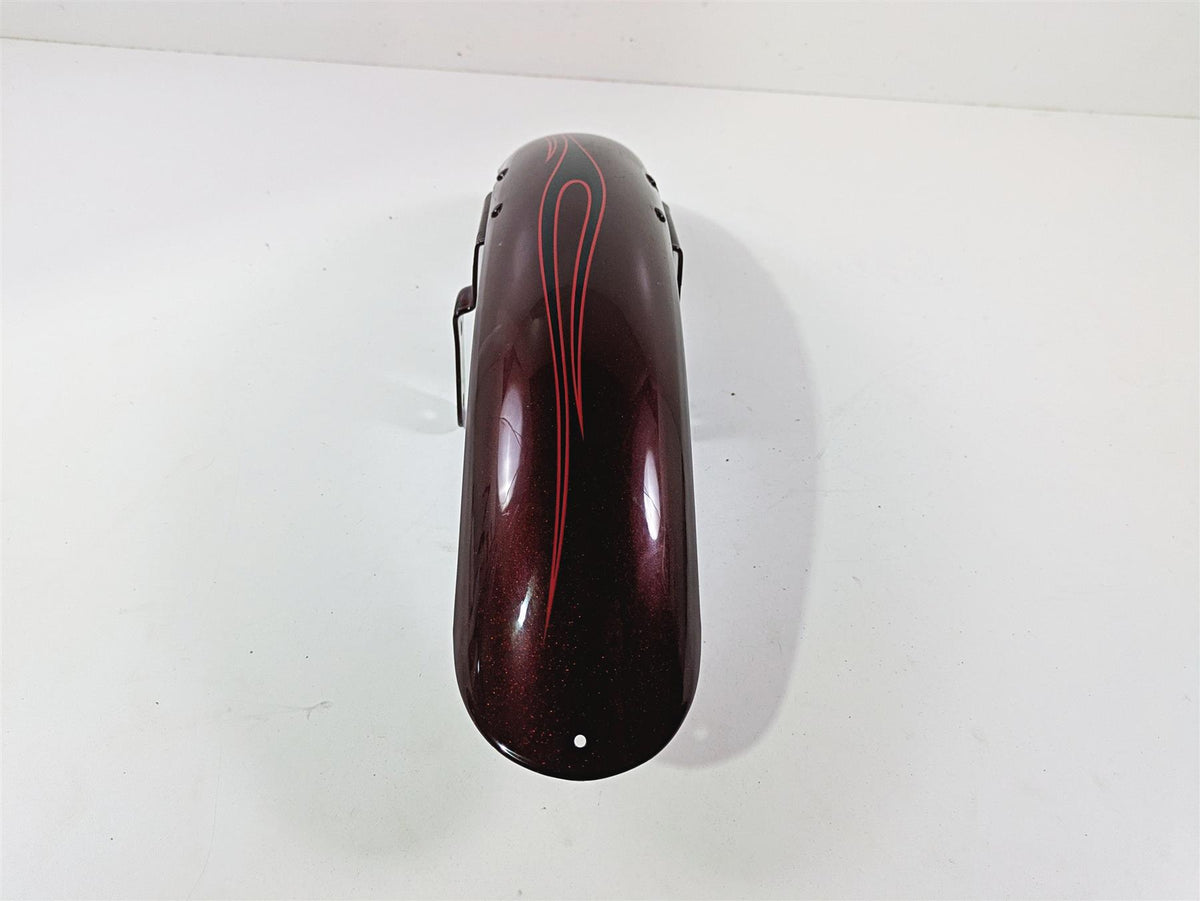 2008 Harley FXCWC Softail Rocker Front Fender Crimson Red Sunglo Deluxe 60158-08 {{ shop.shopifyCountryName }} - Mototech271