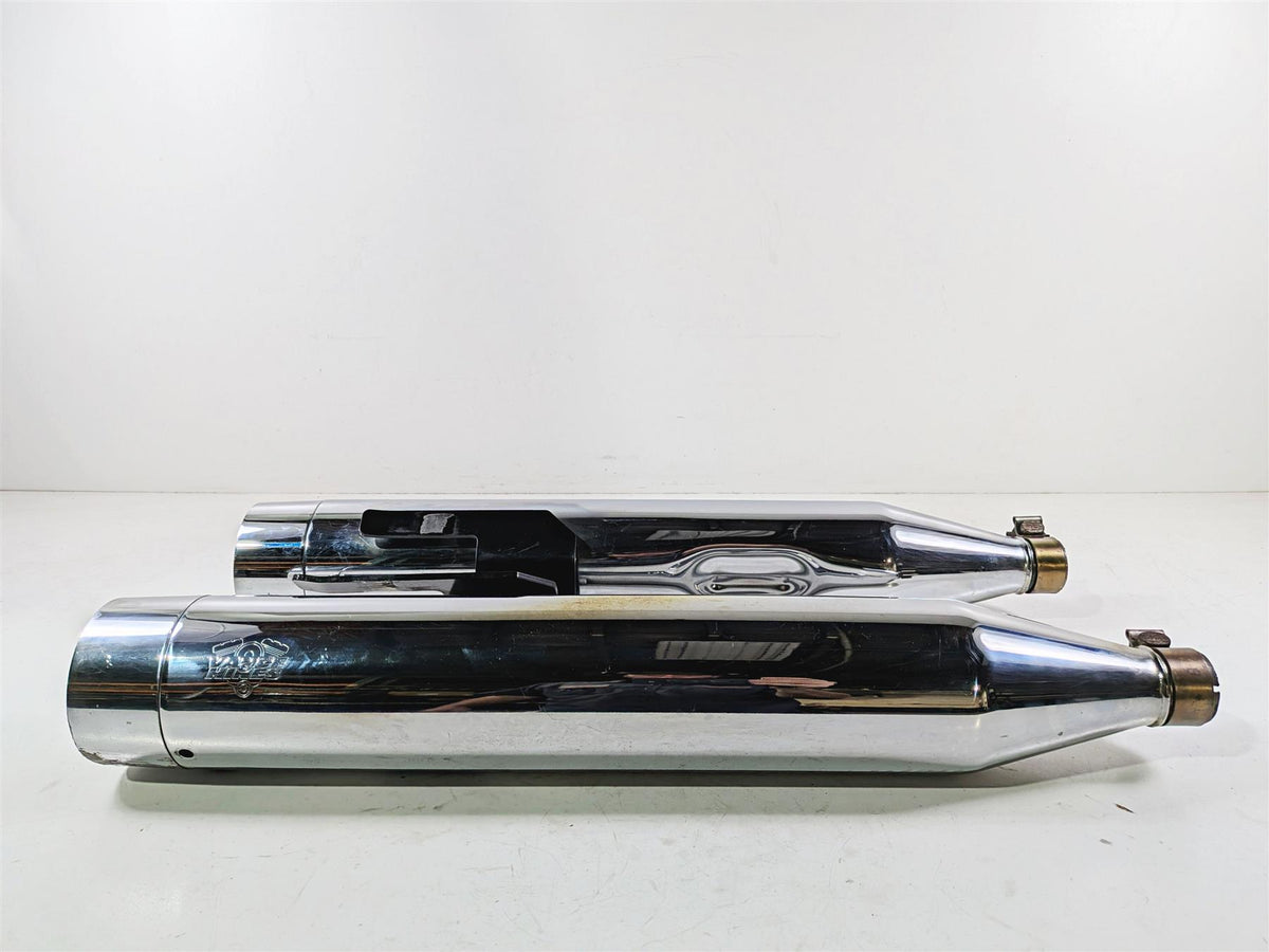 2015 Harley Touring FLTRUSE CVO Road Glide Vance Hines 4" Exhaust Muffler Pipes-Mototech271