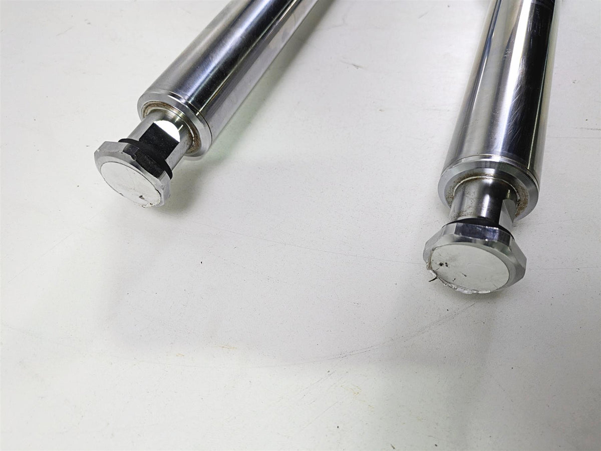 2011 Harley Touring FLHTCUSE CVO E-Glide Chrome Front Fork Leg Set 48790-09 {{ shop.shopifyCountryName }} - Mototech271