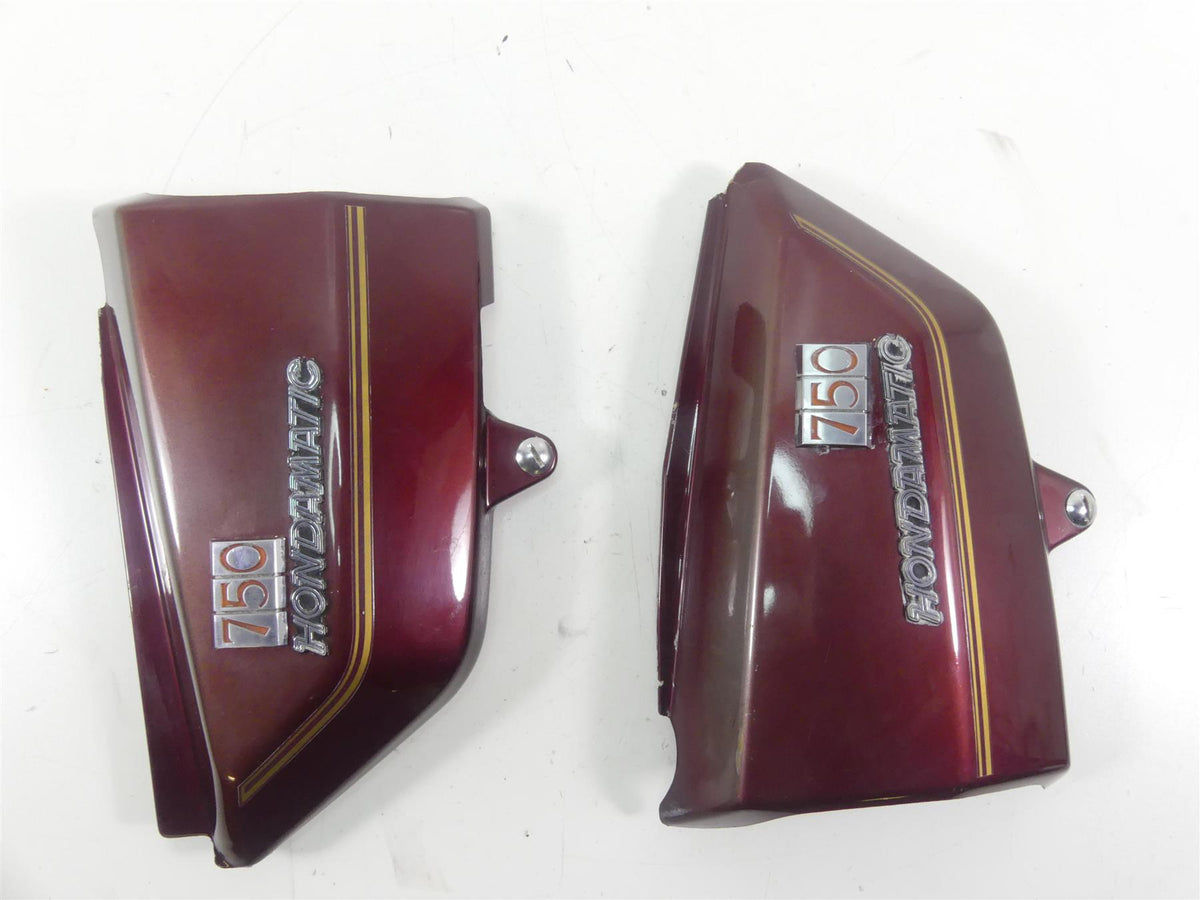 1977 Honda CB750 A Four Hondamatic Side Cover Set 83600-393-770 83700-393-770 {{ shop.shopifyCountryName }} - Mototech271