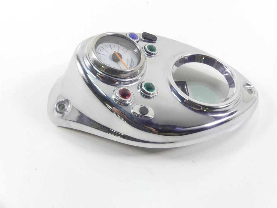 2002 Triumph Bonneville America Tank Cover Panel & Tachometer Tacho A9938043 {{ shop.shopifyCountryName }} - Mototech271