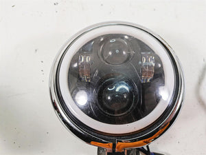 2009 Harley FXDC Dyna Super Glide Custom Led Headlight & Bracket - Read 69356-06 | Mototech271