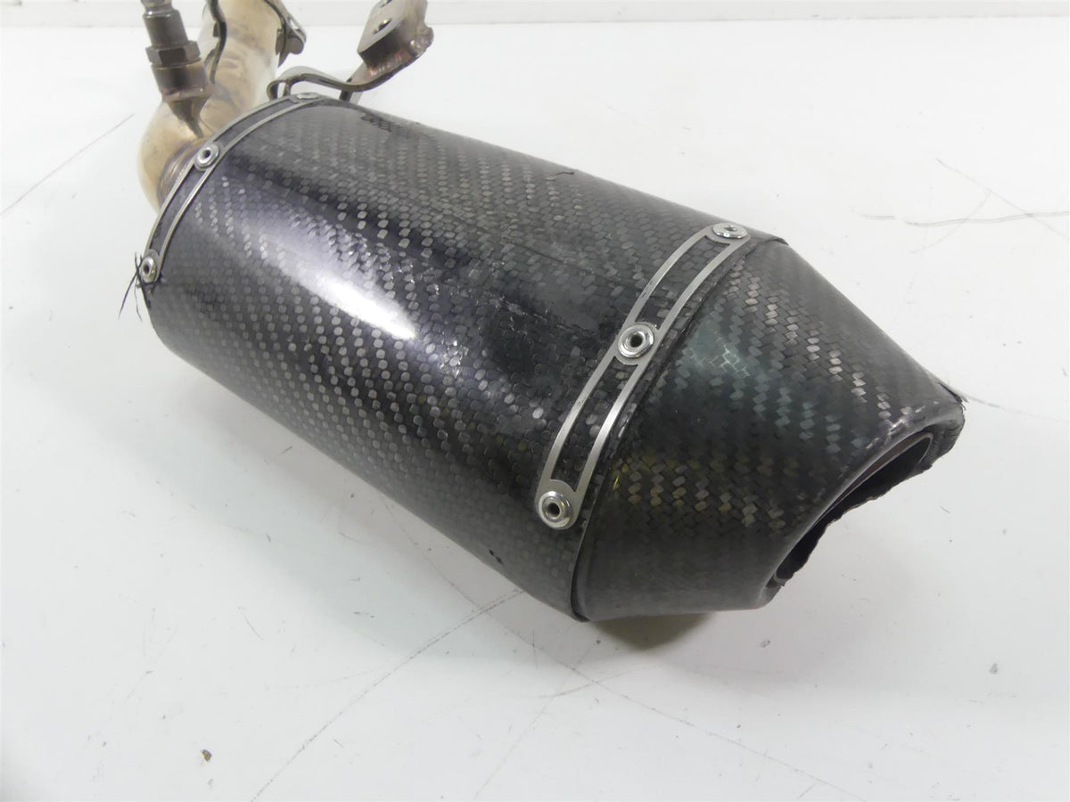 2015 Yamaha MT09 FZ09 M4 Exhaust Carbon Fiber Slip On Muffler Pipe YA6914 {{ shop.shopifyCountryName }} - Mototech271
