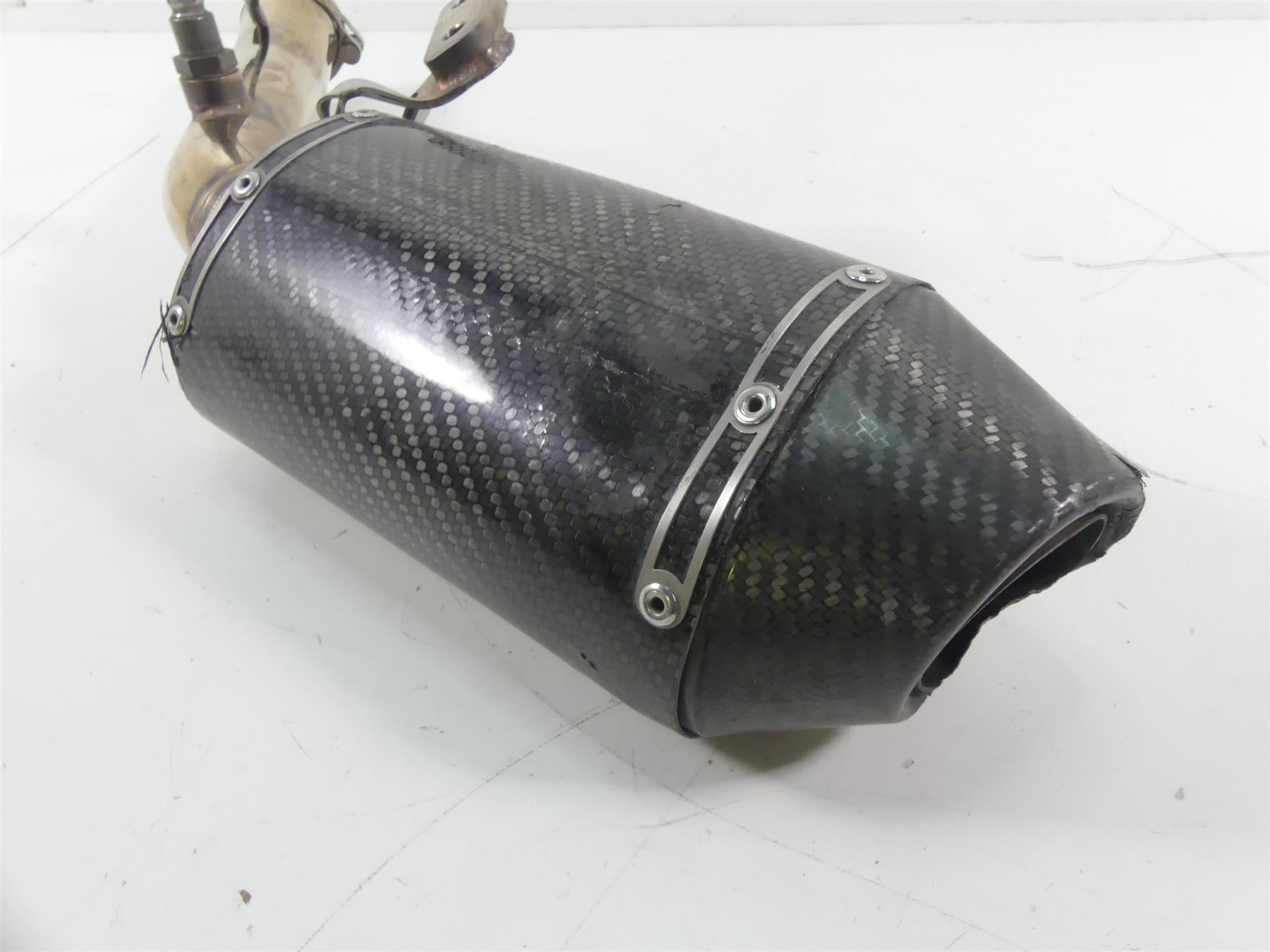 2015 Yamaha MT09 FZ09 M4 Exhaust Carbon Fiber Slip On Muffler Pipe YA6914 {{ shop.shopifyCountryName }} - Mototech271