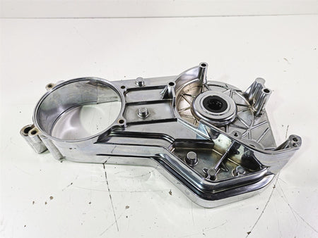 2003 Harley Touring FLHTCUI E-Glide 100th Chrome Inner Primary Cover 60677-01B {{ shop.shopifyCountryName }} - Mototech271