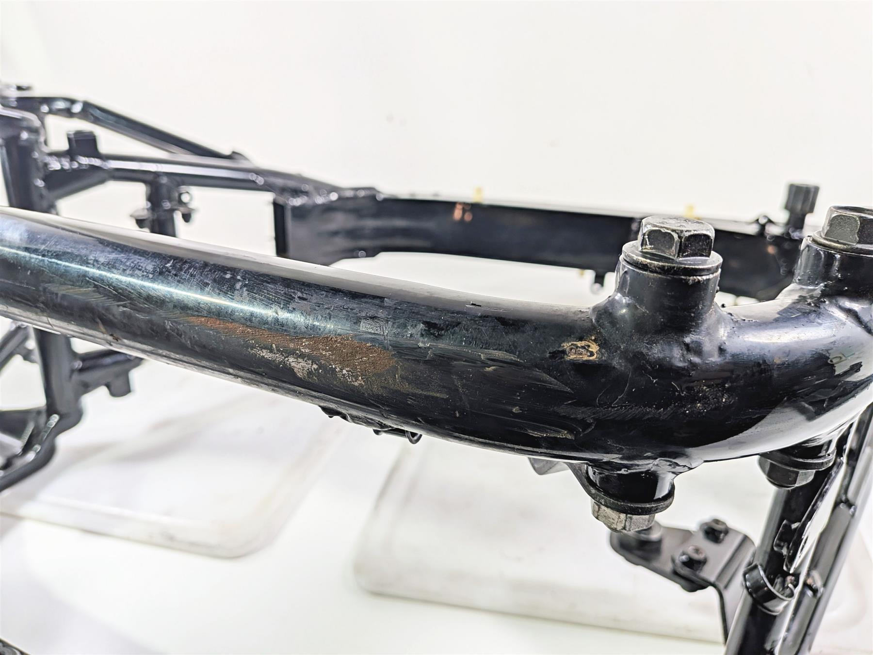 2003 Honda V-Twin VTX1800 C Straight Main Frame + Swingarm With Clean Texas Title 50100-MCH-000 {{ shop.shopifyCountryName }} - Mototech271