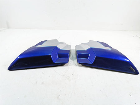 2010 Harley Touring FLHTCU Electra Glide Side Covers Flame Blue Pearl 66048-09A {{ shop.shopifyCountryName }} - Mototech271