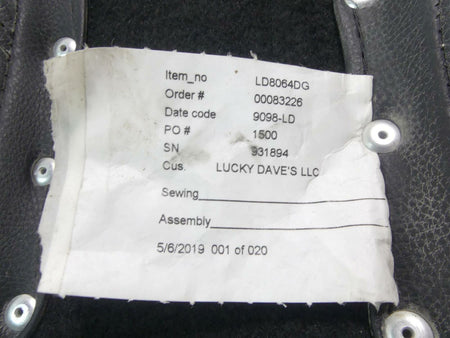 2017 Harley FXDLS Dyna Low Rider Lucky Daves Driver Seat Saddle - Read LD8064DG {{ shop.shopifyCountryName }} - Mototech271