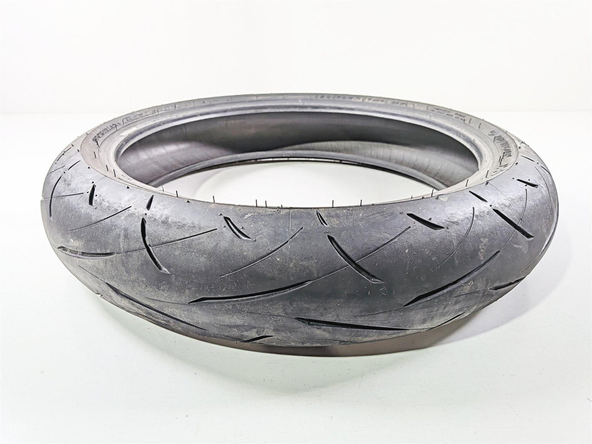 Used Front Motorcycle Tire Dunlop Sportmax Roadsport 2 120/70-R17 58W DOT2624 45238704-Mototech271