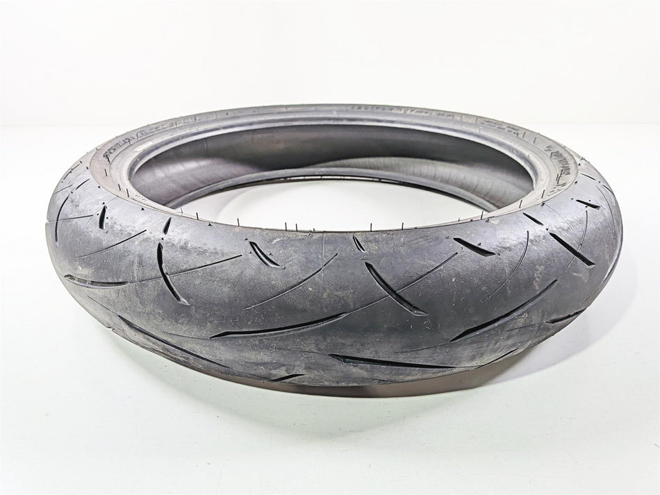 Used Front Motorcycle Tire Dunlop Sportmax Roadsport 2 120/70-R17 58W DOT2624 45238704-Mototech271