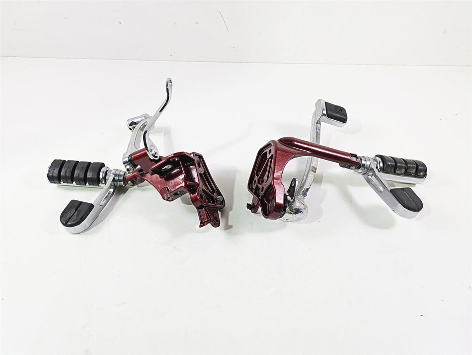 2008 Harley FXCWC Softail Rocker Front Footpeg Shifter Brake Set -Read 42508-08 {{ shop.shopifyCountryName }} - Mototech271