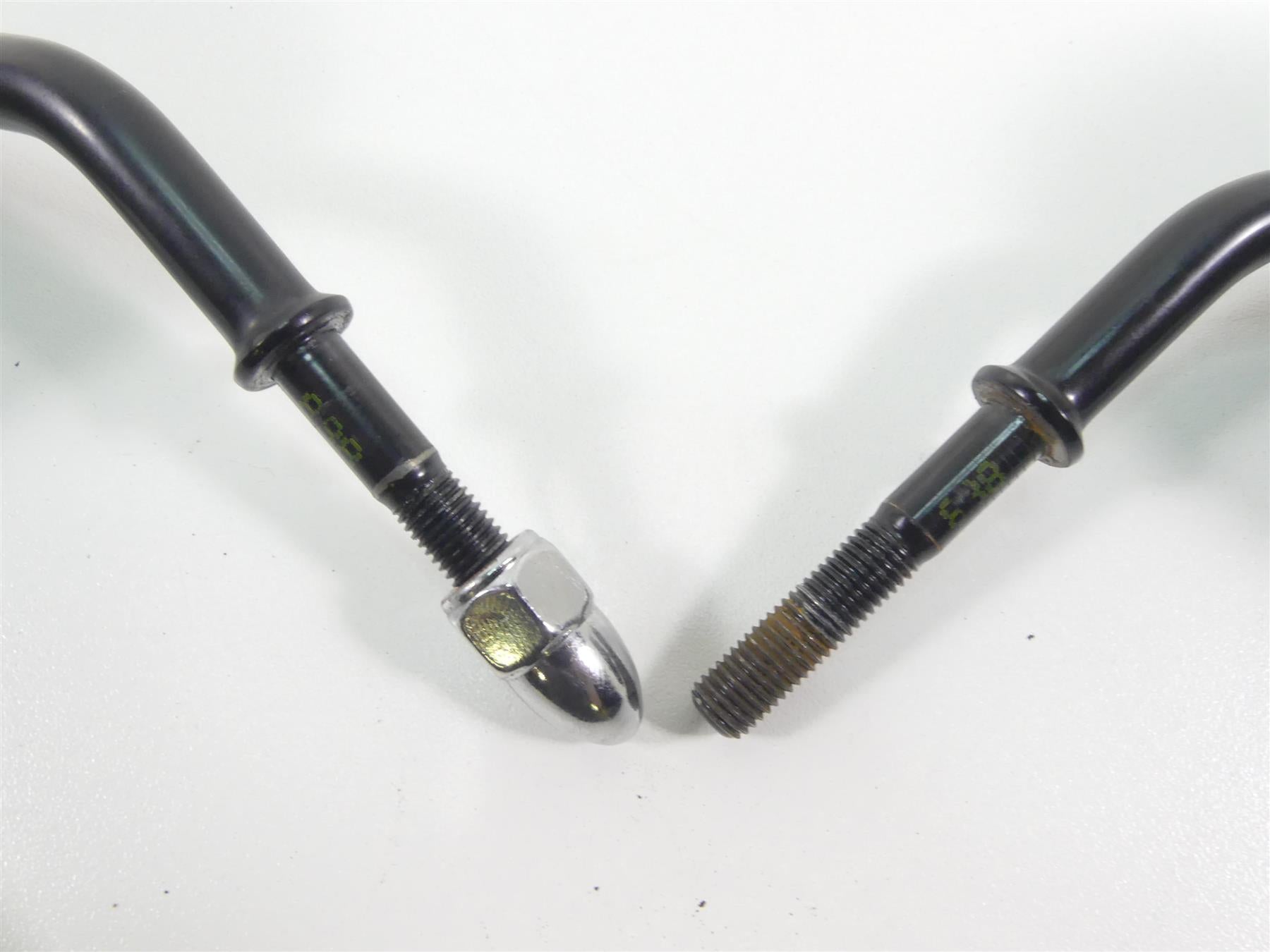 2008 Harley Softail FLSTSB Cross Bones Rear View Mirror Set 91982-03B 91983-03B {{ shop.shopifyCountryName }} - Mototech271
