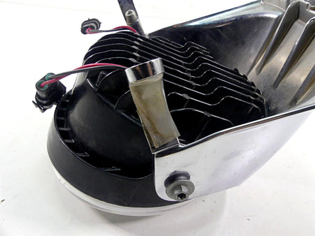 2005 Harley VRSCSE CVO V-Rod Led Headlight Head Light Lamp & Visor 68897-05 {{ shop.shopifyCountryName }} - Mototech271