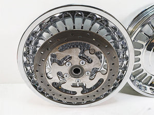 2010 Harley Touring FLHTCU Electra Glide Front Rear Chrome Wheel Set 43300161 | Mototech271