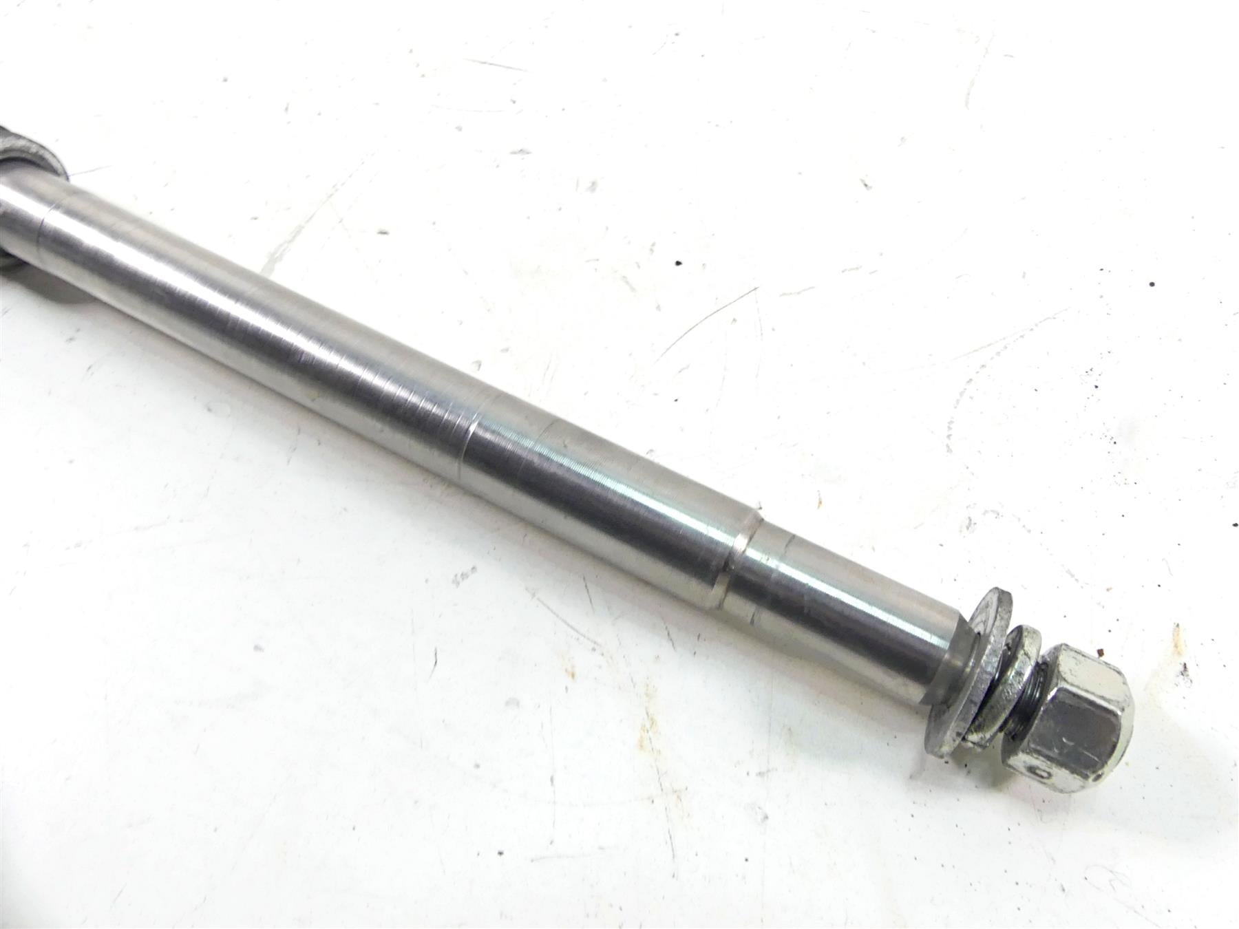 2002 Harley FLSTCI Softail Heritage Front Axle Wheel Spindle 3/4" 41584-86A {{ shop.shopifyCountryName }} - Mototech271