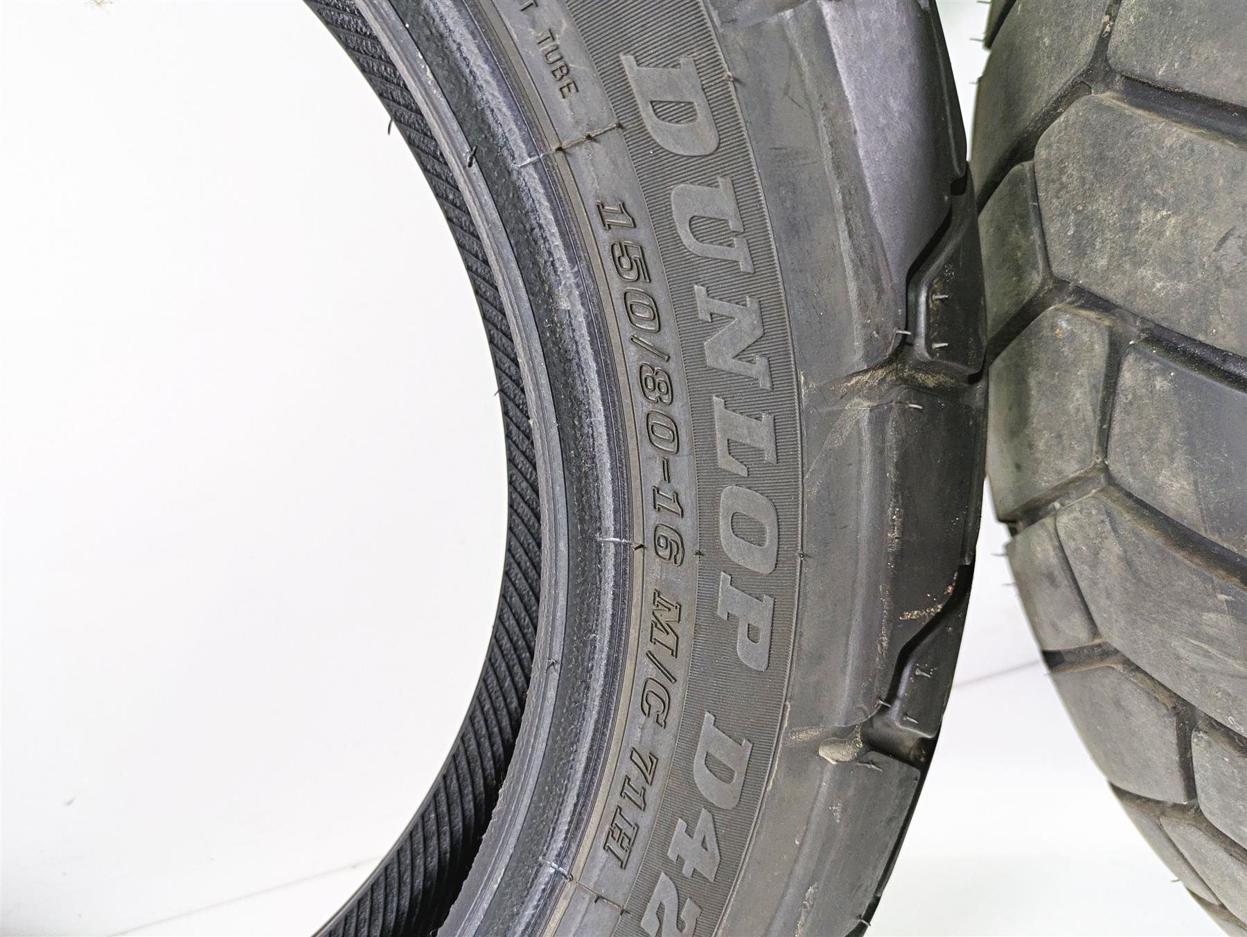 Harley Davidson Front Rear Dunlop D429 Tire Set 43100039 43200039 {{ shop.shopifyCountryName }} - Mototech271