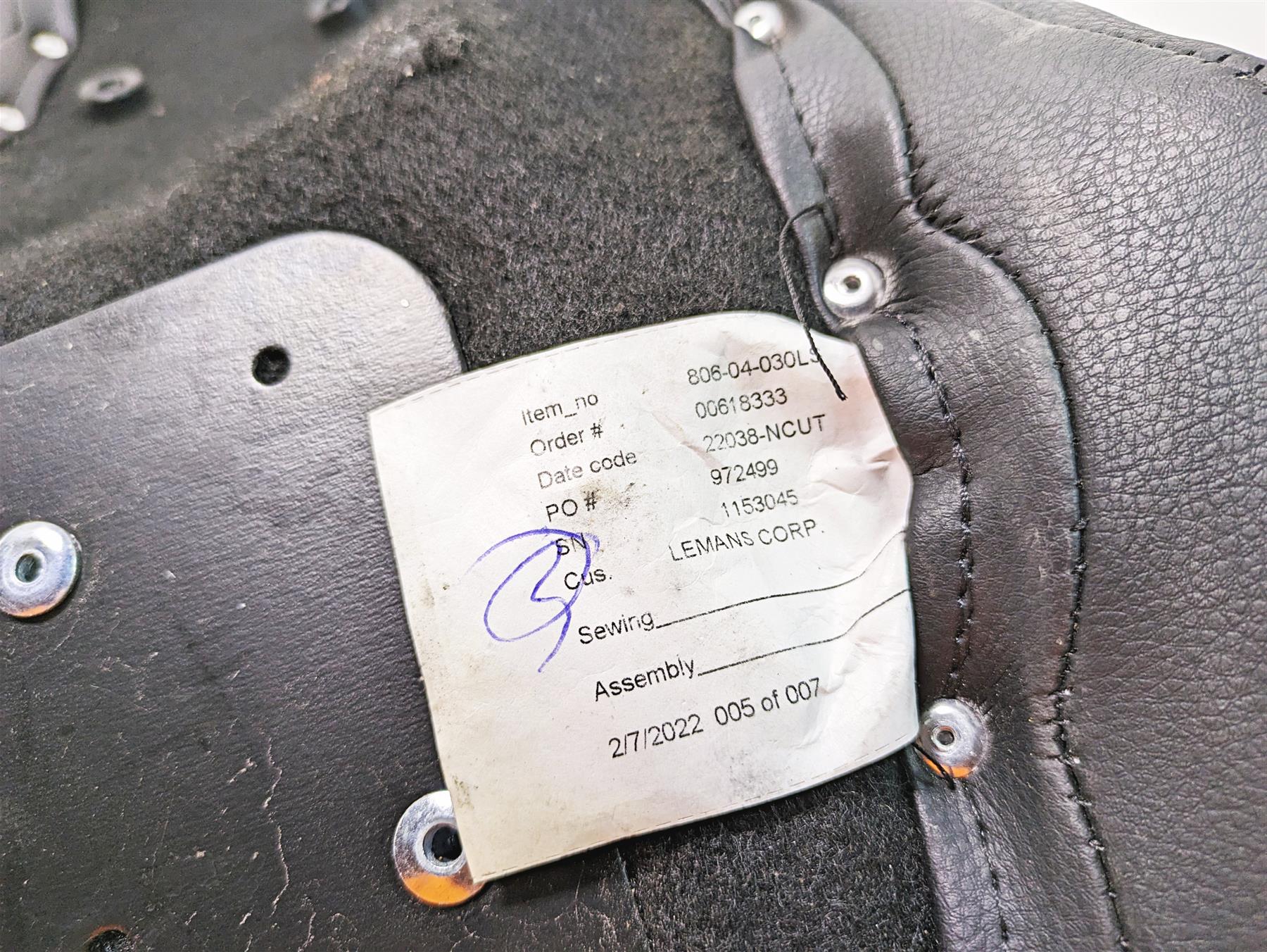 2009 Harley Dyna FXDFSE CVO Fat Bob Saddlemen Explorer LS Seat 806-04-030LS {{ shop.shopifyCountryName }} - Mototech271