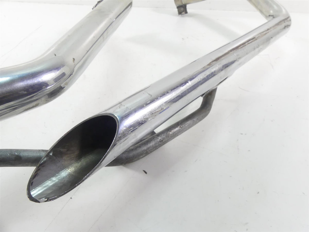 1978 Harley XLH1000 Sportster Ironhead Straight Pipe Exhaust Header Set {{ shop.shopifyCountryName }} - Mototech271