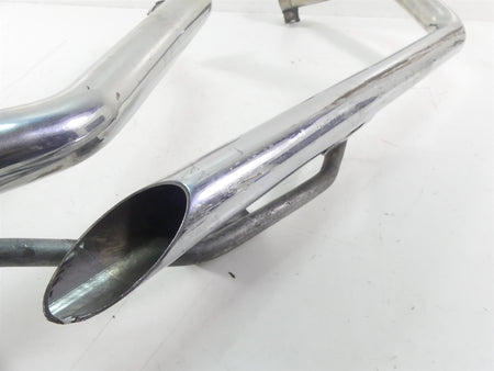 1978 Harley XLH1000 Sportster Ironhead Straight Pipe Exhaust Header Set {{ shop.shopifyCountryName }} - Mototech271