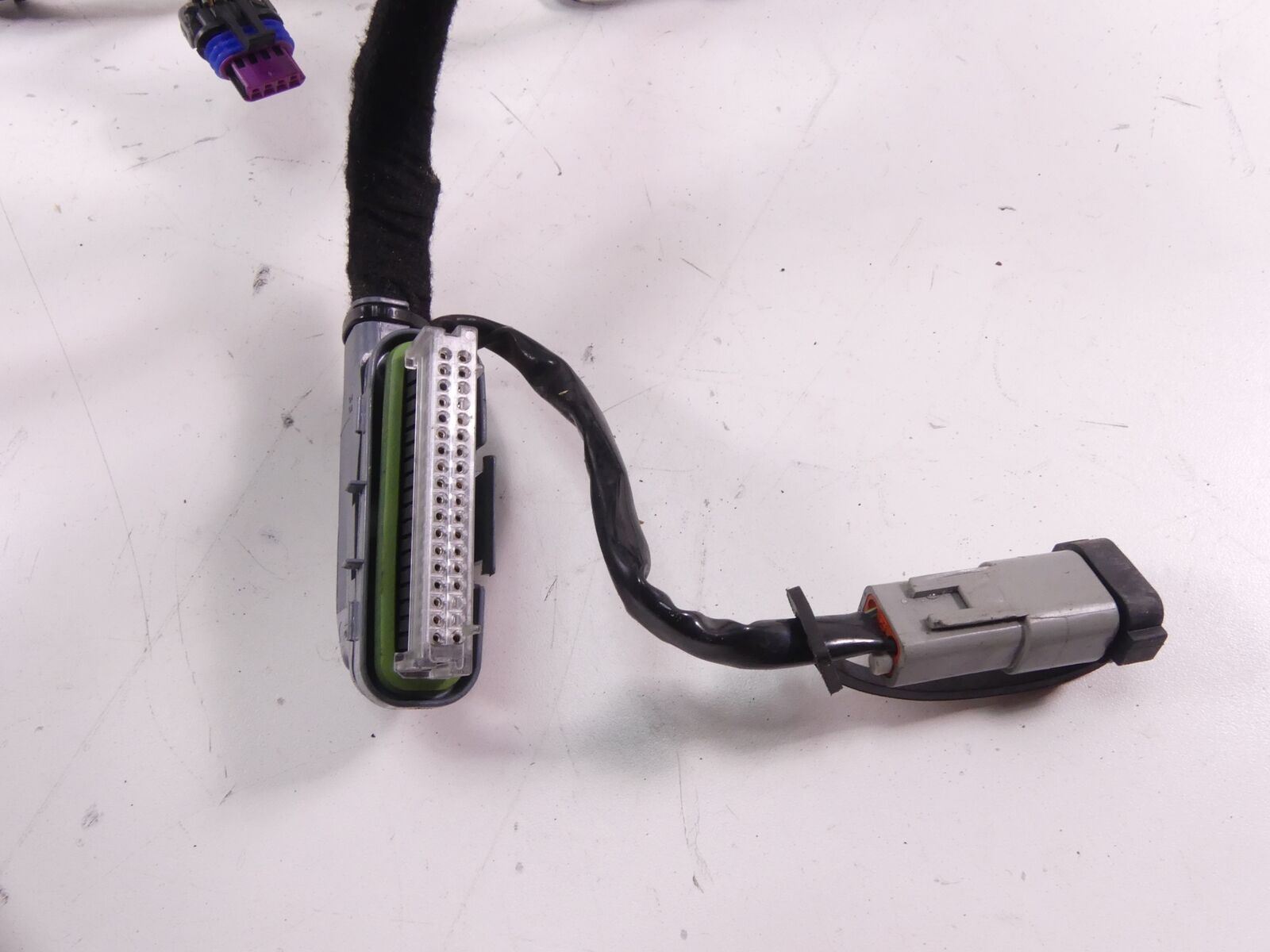2009 Harley FXDC Dyna Super Glide Non ABS Main Wiring Harness Cable Loom 69603-0 {{ shop.shopifyCountryName }} - Mototech271