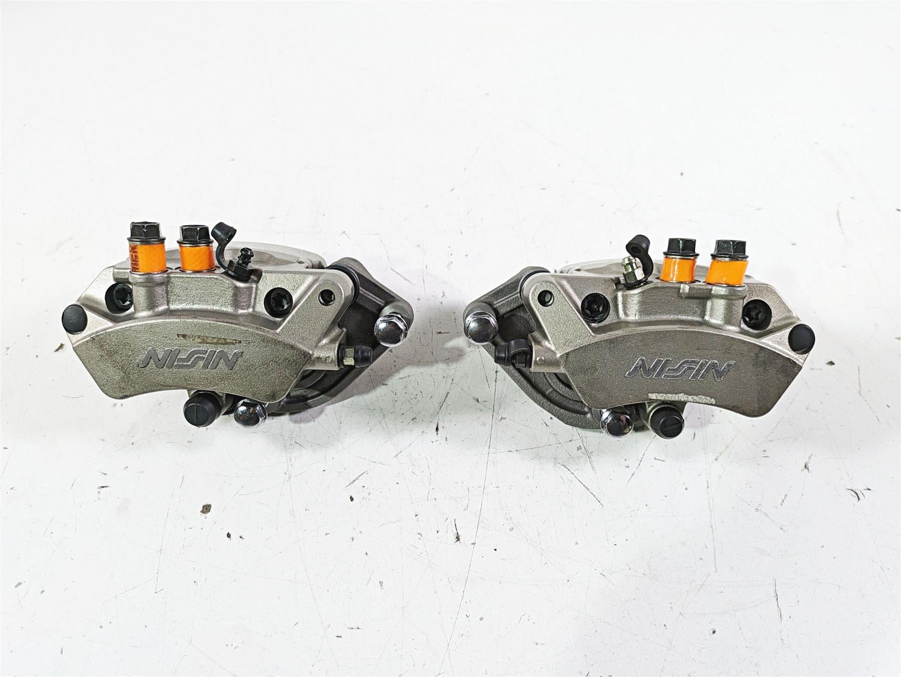 2002 Honda VTX1800 Retro Nissin Front Brake Caliper Set 45150-MCV-006 {{ shop.shopifyCountryName }} - Mototech271