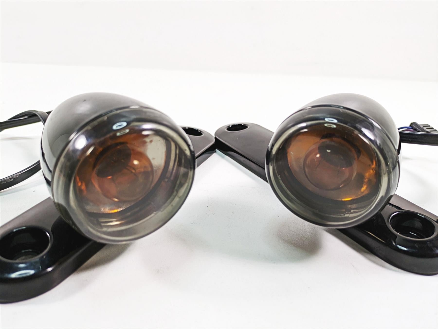 2013 Harley Touring FLHX Street Glide Front Blinker & Mount Set