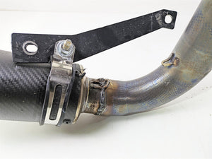 2010 Ducati Streetfighter 1098 S Sc Project Modified Exhaust System Bent